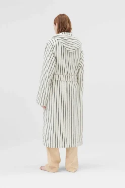 Hooded Bathrobe Racing Green