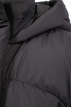 Hooded Puffer Jacket Black