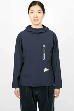 Hybrid Pocket Hoodie Navy
