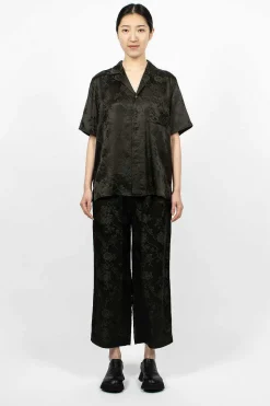 Jacquard Pull On Pant Dark Slate
