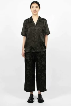 Jacquard Pull On Pant Dark Slate