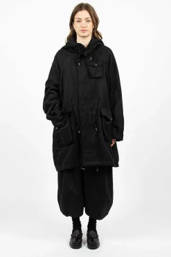 Jane Fishtail Parka Black