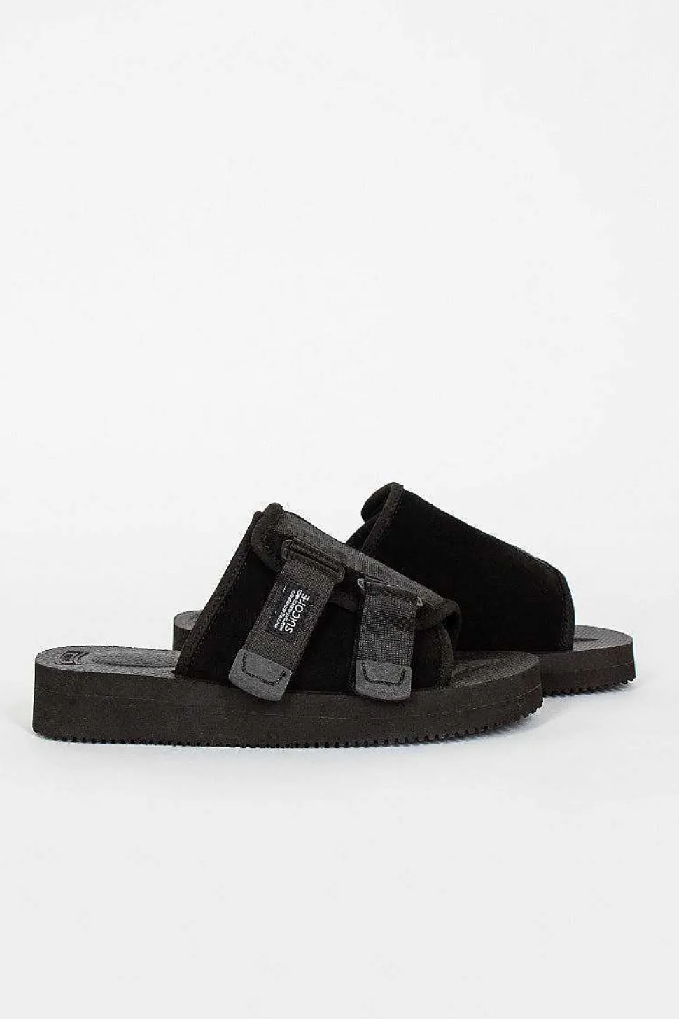 Kaw-Vs Suede Sandal Black