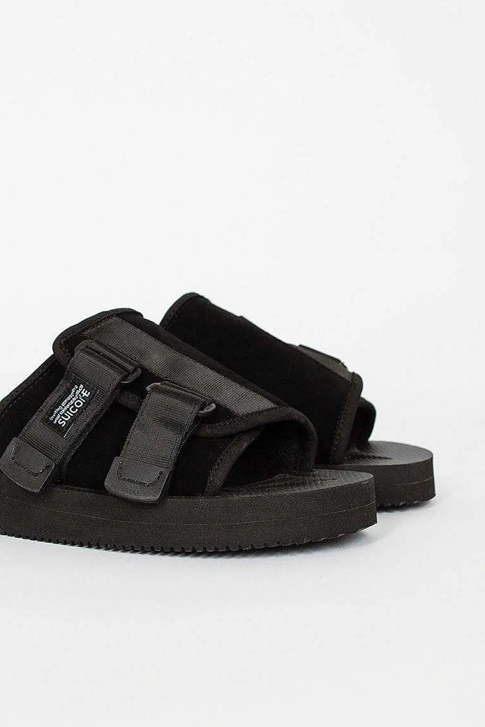 Kaw-Vs Suede Sandal Black