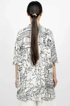 Kora Shirt Village Drawing