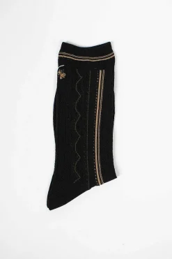 Kt-161 Baller Lace Socks Black