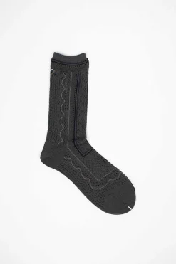 Kt-161 Baller Lace Socks Grey