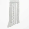 Kt-161A Lace Baller Socks Silver