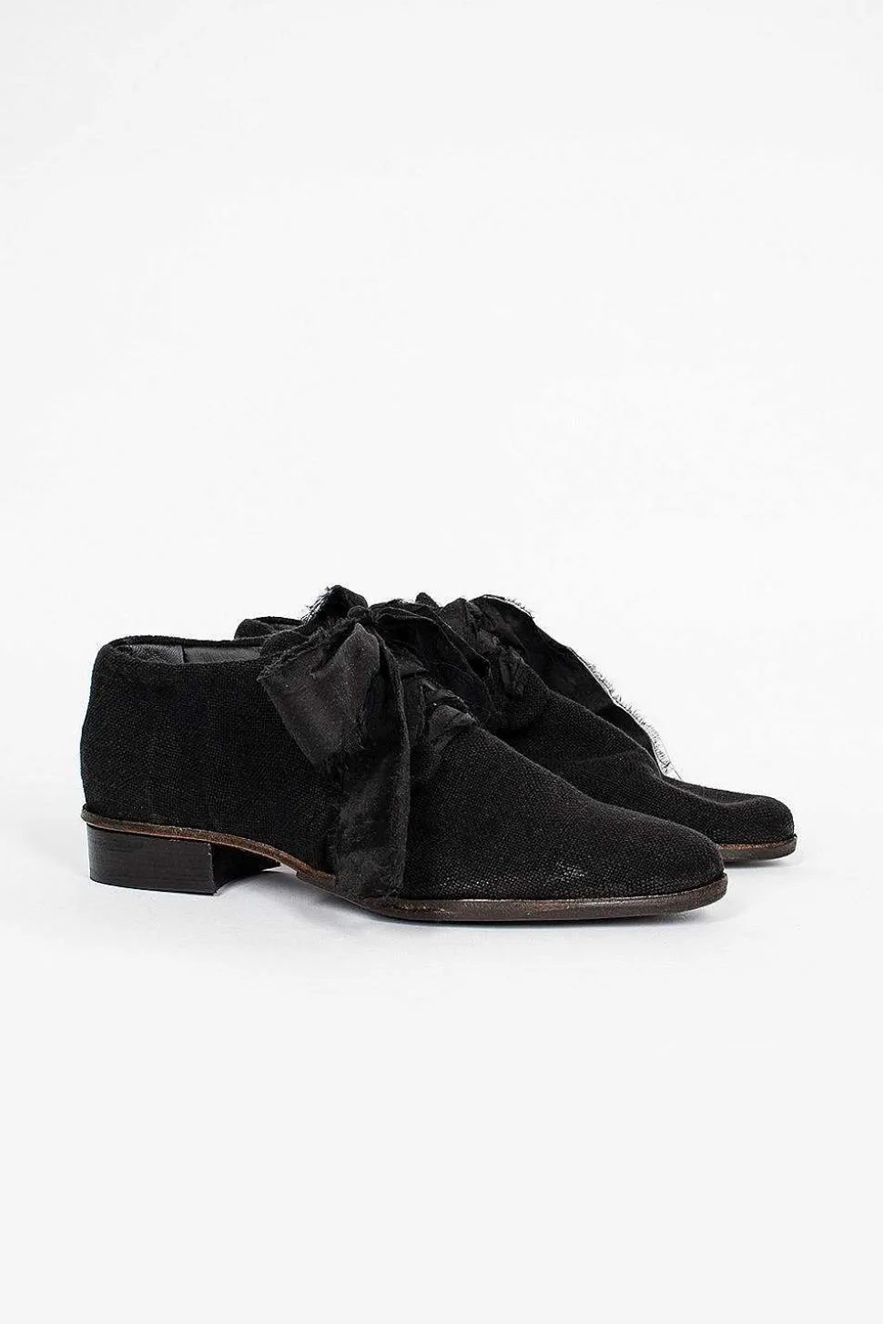 Linen Ore Shoes Black