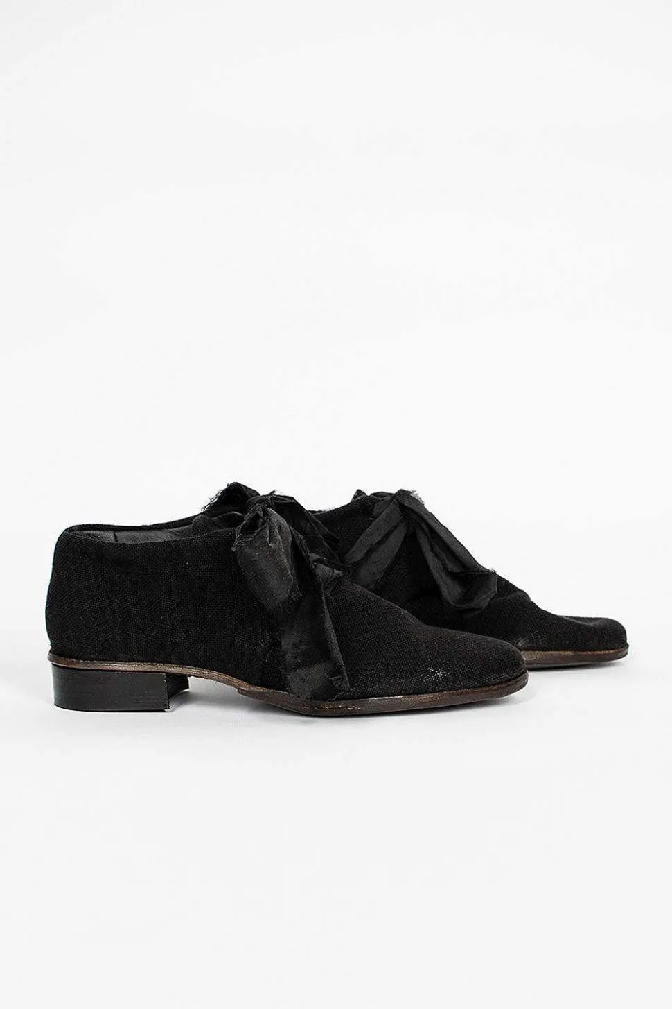 Linen Ore Shoes Black