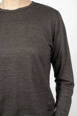 Linen T-Shirt Charcoal