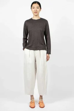 Linen T-Shirt Charcoal