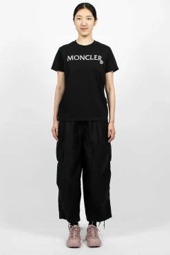 Logo Embroidered T-Shirt Black
