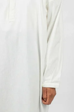 Long Shirt Dress White
