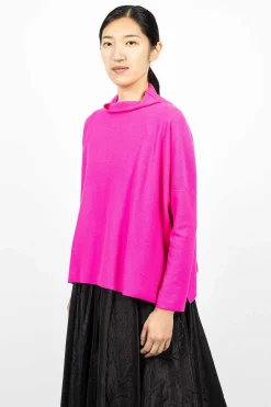 Lupetto High Neck Sweater Dark Pink