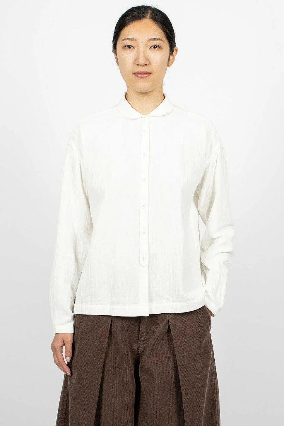 Marianne Shirt Doublecloth White