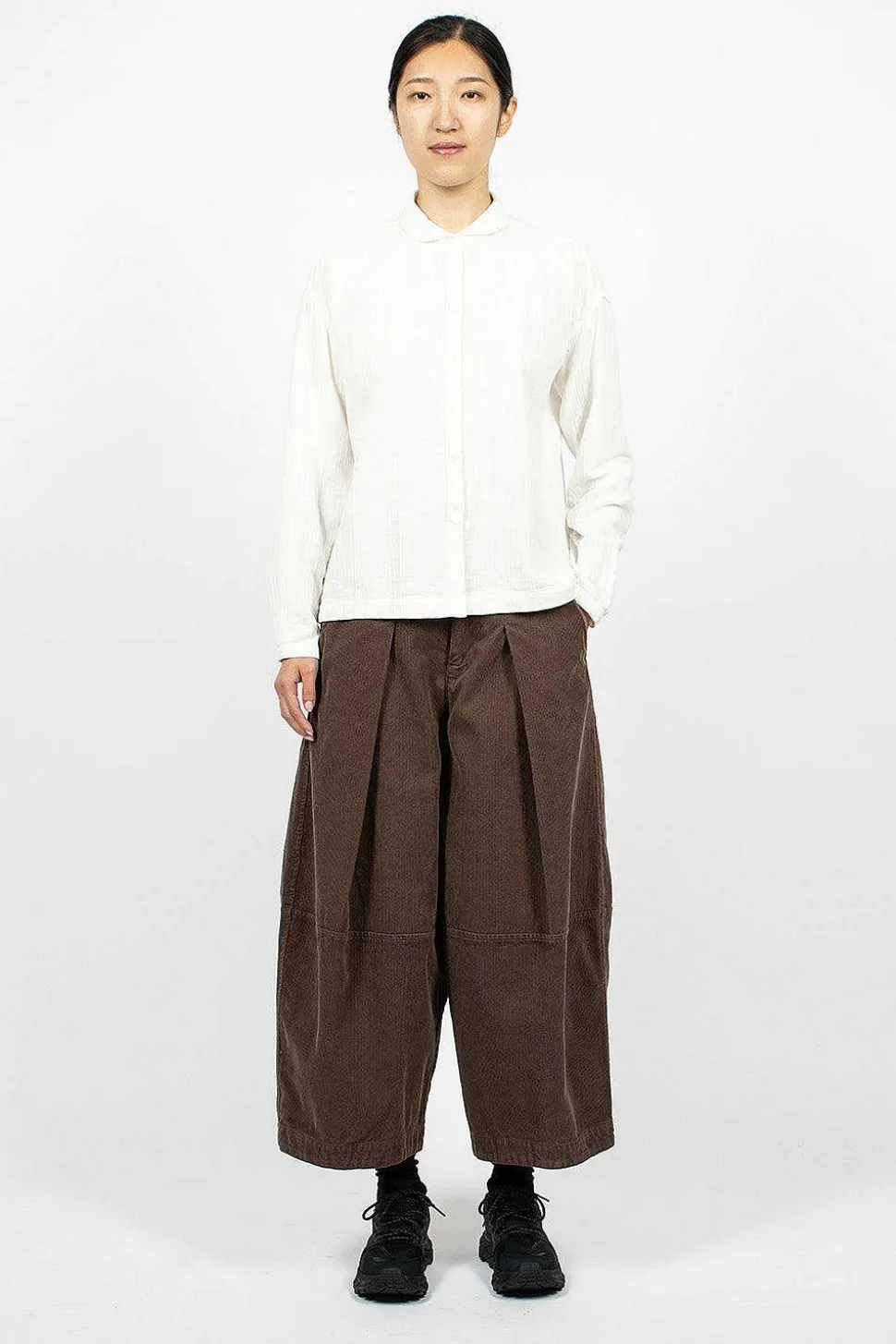 Marianne Shirt Doublecloth White