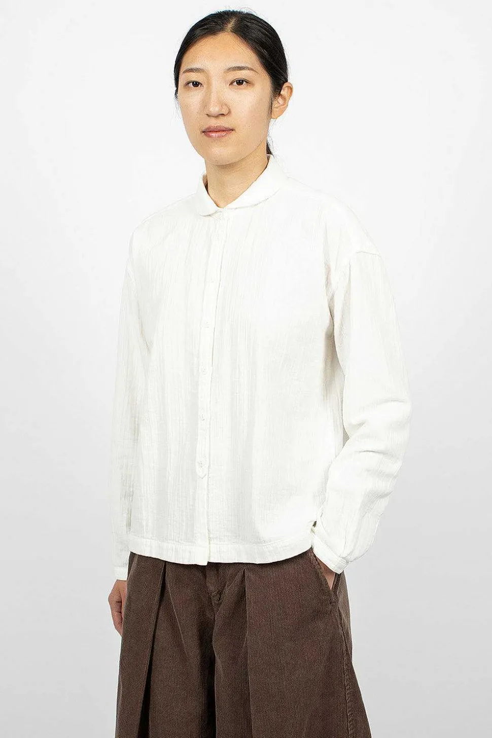 Marianne Shirt Doublecloth White