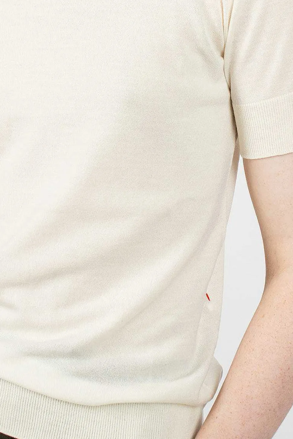 Merino Wool T-Shirt Antique White