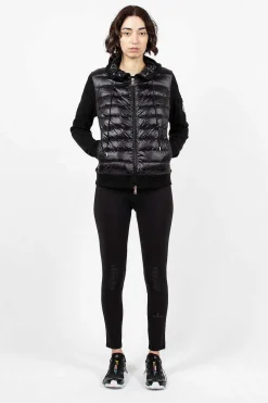 Mesh Panelled Leggings Black