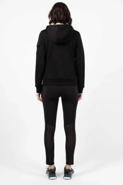 Mesh Panelled Leggings Black