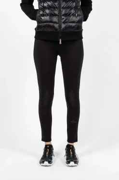 Mesh Panelled Leggings Black