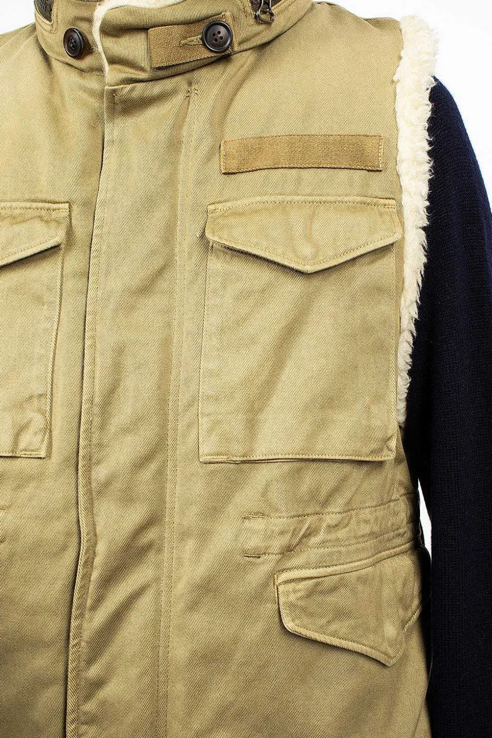 Mil Boa Vest Khaki