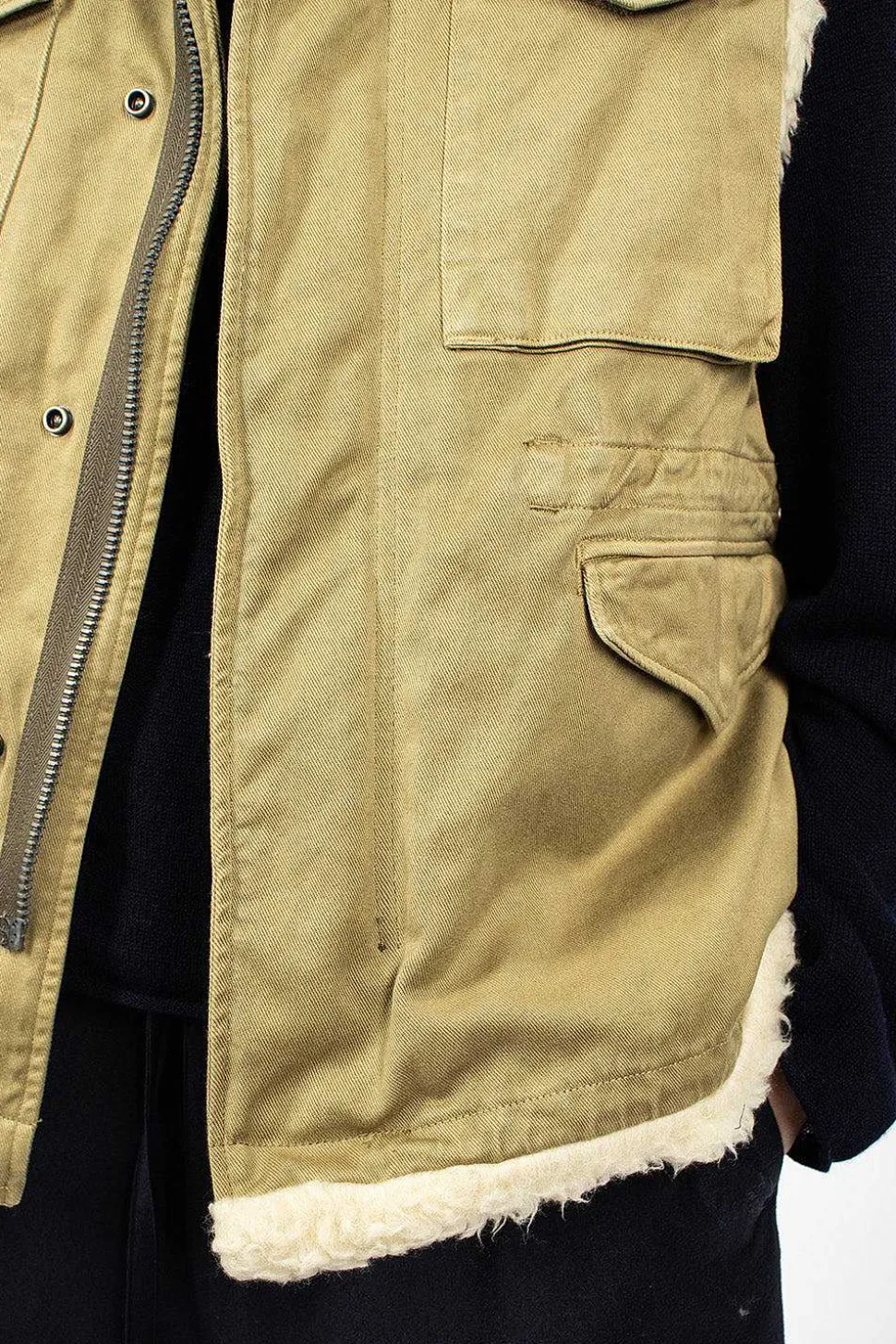 Mil Boa Vest Khaki