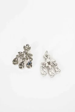Mini Chandelier Earrings Smoke