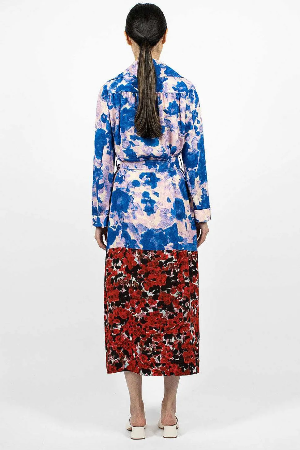 Mixed Floral Coat