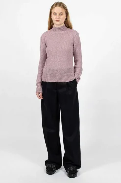 Mock Neck Jumper Lilac