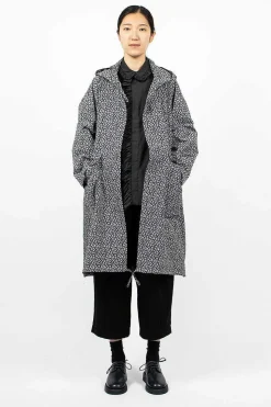 Mods Coat Navy Flower