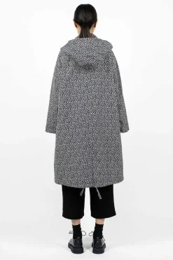 Mods Coat Navy Flower