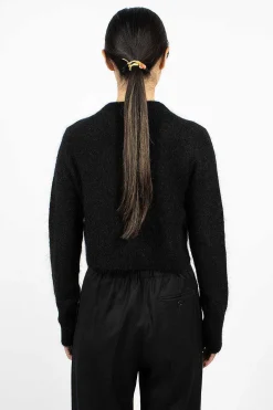 Mohair Cardigan Black