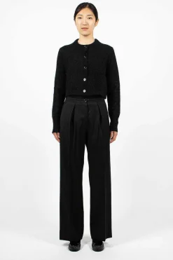 Mohair Cardigan Black
