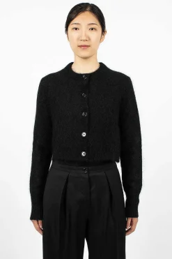 Mohair Cardigan Black