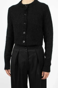 Mohair Cardigan Black