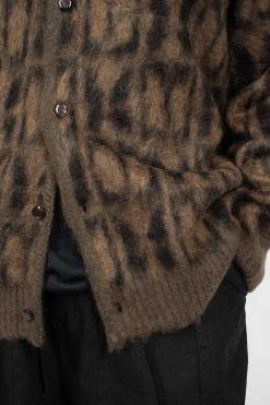 Mohair Cardigan Papillon Print