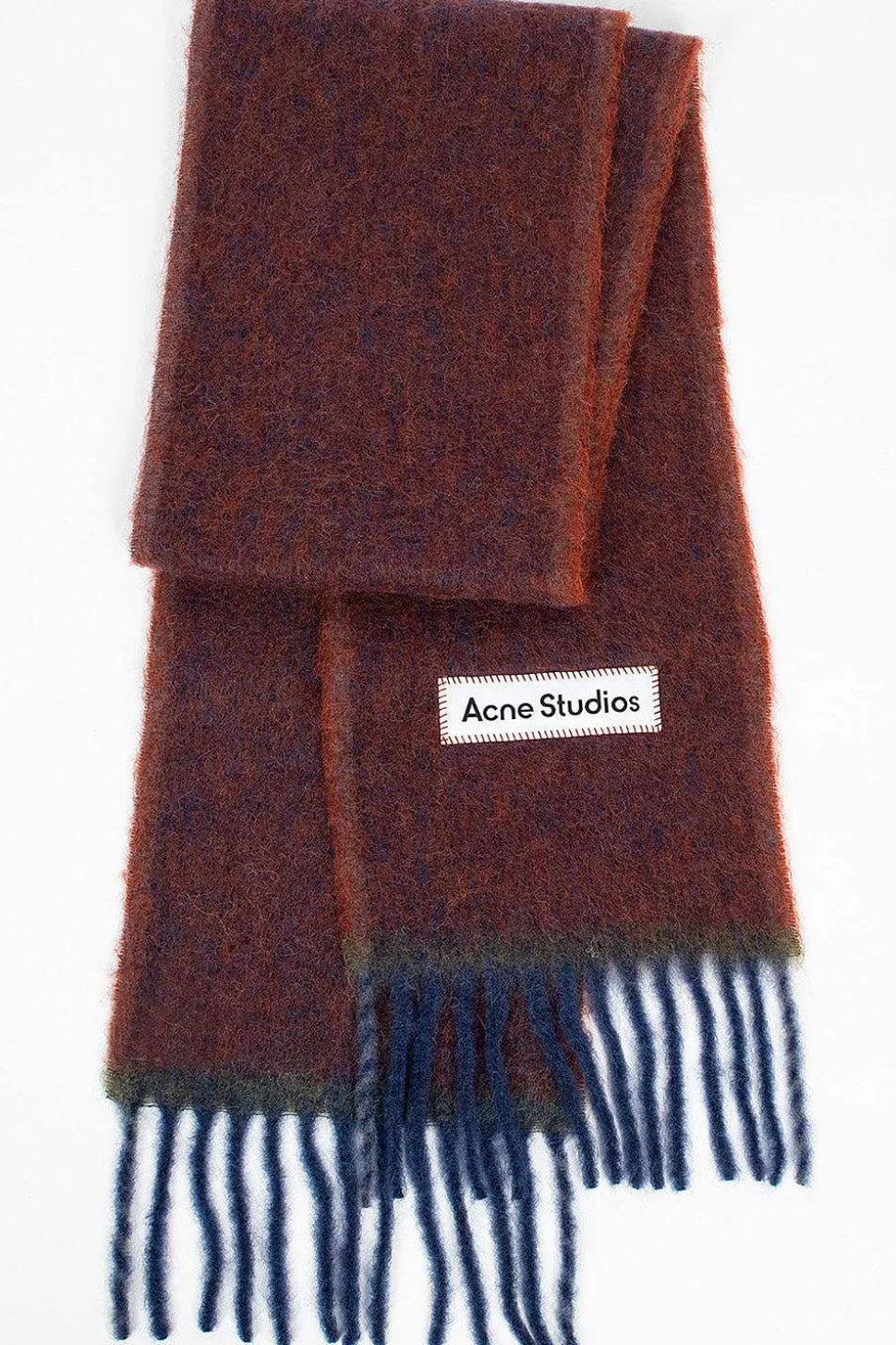 Mohair Scarf Aubergine