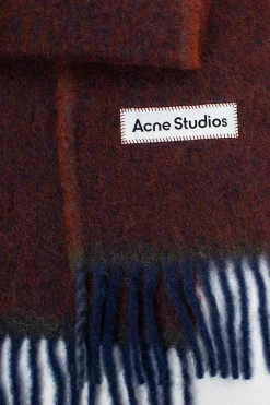 Mohair Scarf Aubergine
