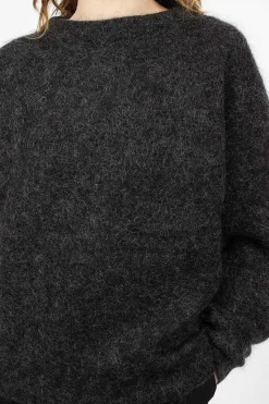 Mohair Wool Jumper Anthracite