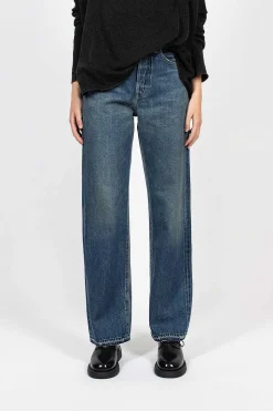 Mp03B Straight Cut Jean Medium Distress