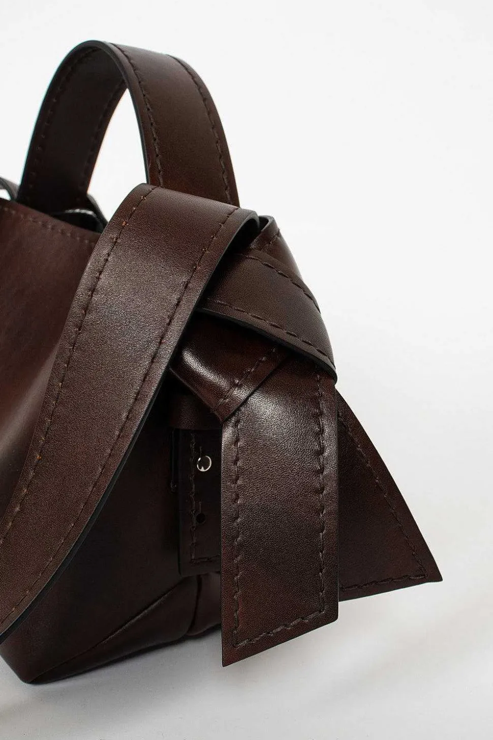 Musubi Midi Tote Dark Brown