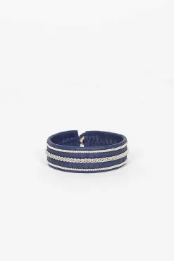 Navy Hide B Bracelet 2
