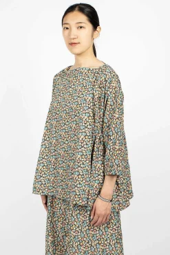 Newpride Florellini Shirt Floral Blue/Red/Orange