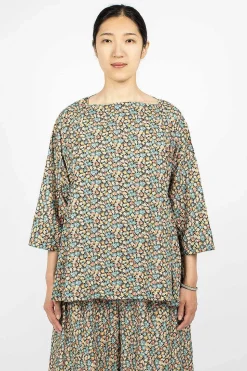 Newpride Florellini Shirt Floral Blue/Red/Orange