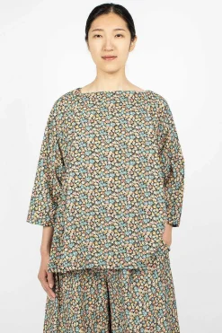 Newpride Florellini Shirt Floral Blue/Red/Orange