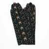 Ng1-774 Gloves Black Floral