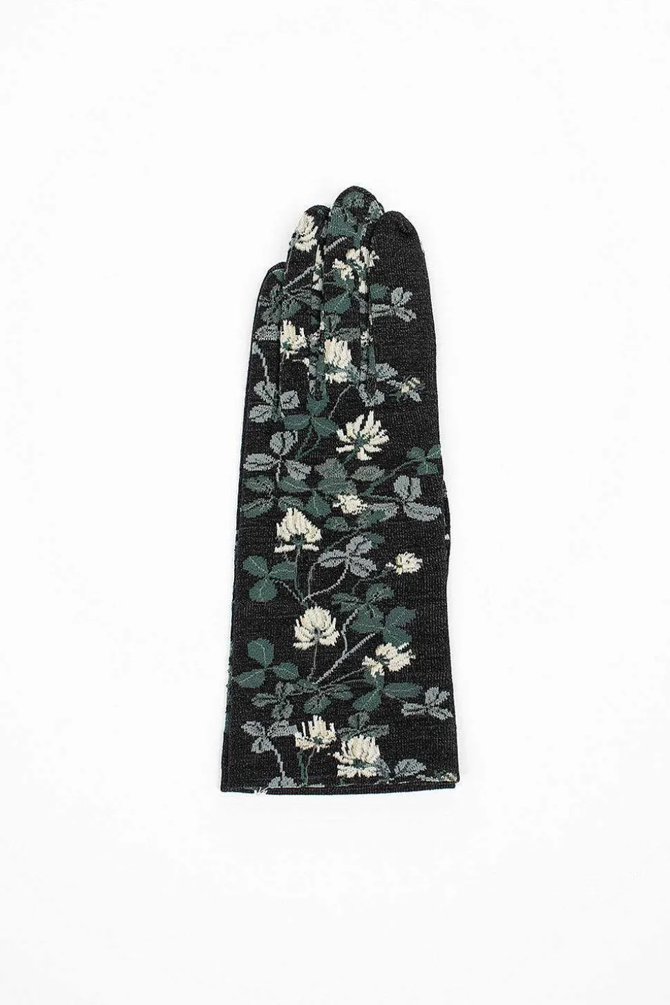 Ng1-778 Gloves Black Floral