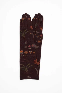 Ng1L-773 Long Gloves Wine